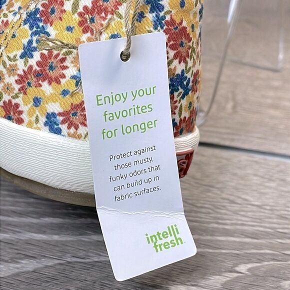 NWT Taos Dandy Floral Multi Color Canvas Women’s Sz 9.5 Slip On Loafer Sneakers - Picture 12 of 12